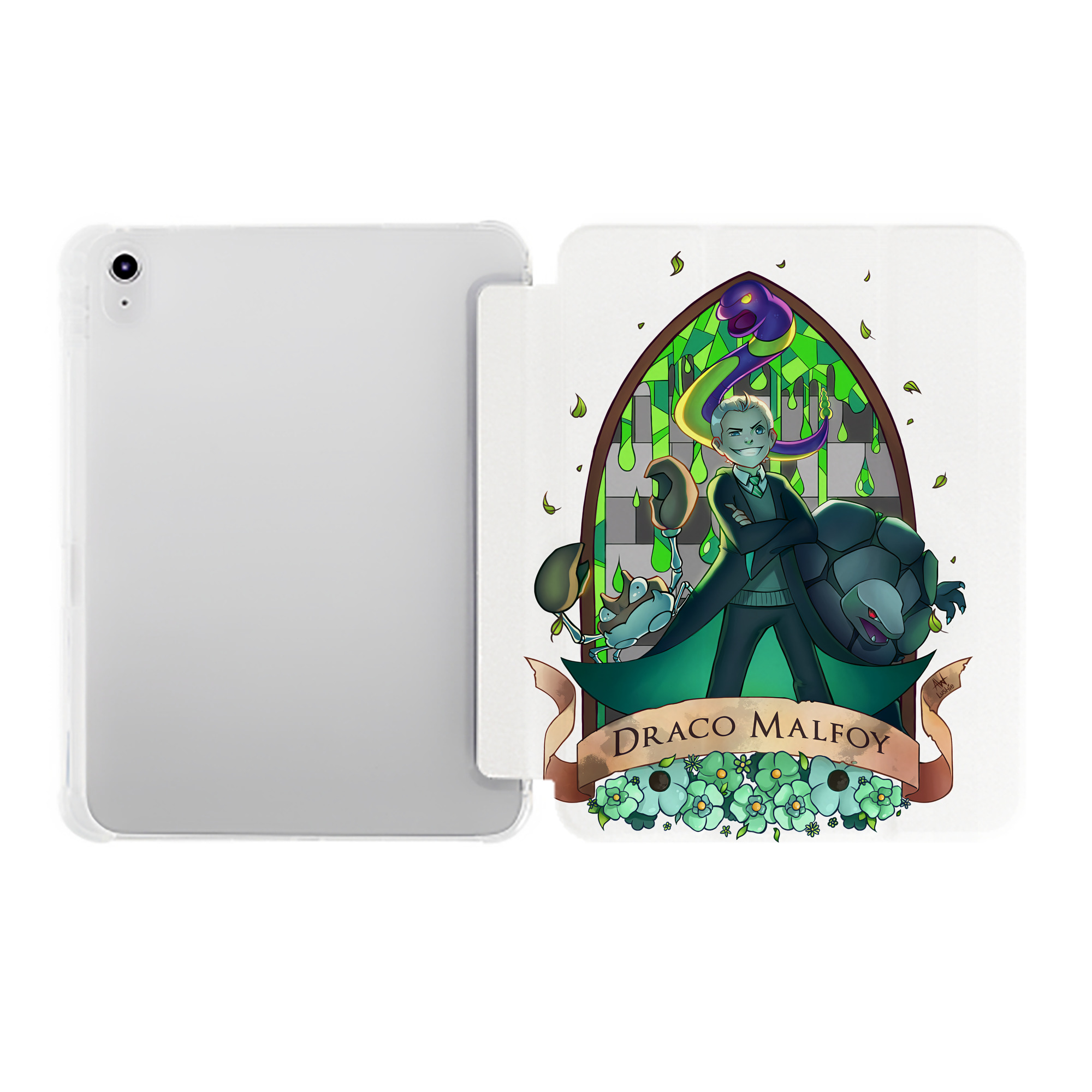 （画像用） Harry Potter ハリー・ポッターシリーズ IPad ケース ペン収納付き 三つ折りスタンド PUレザー×シリコン 対応機種9.5/10.5/10.9インチ